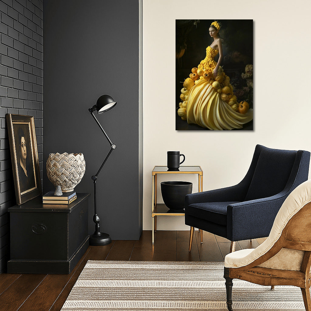 Pumpkin Grace in the Rays of Autumn