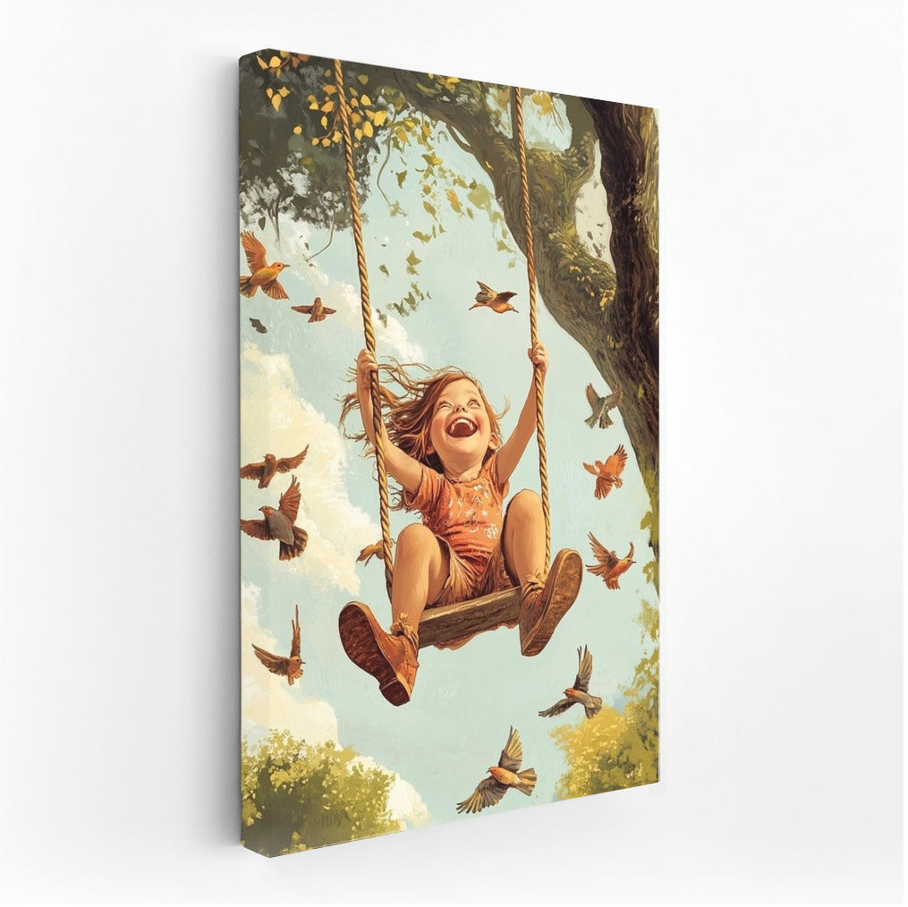 Flight of Childhood: Freedom in Every Stroke