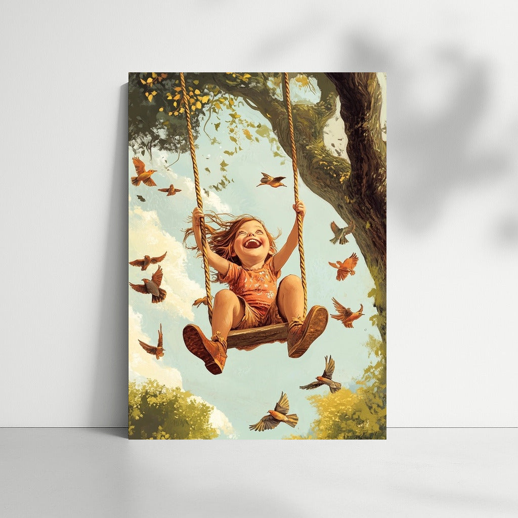 Flight of Childhood: Freedom in Every Stroke