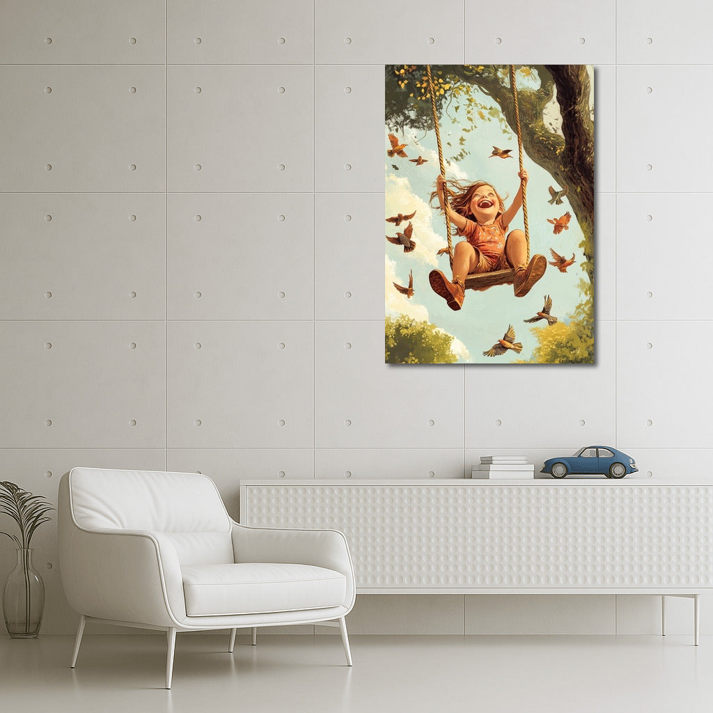 Flight of Childhood: Freedom in Every Stroke