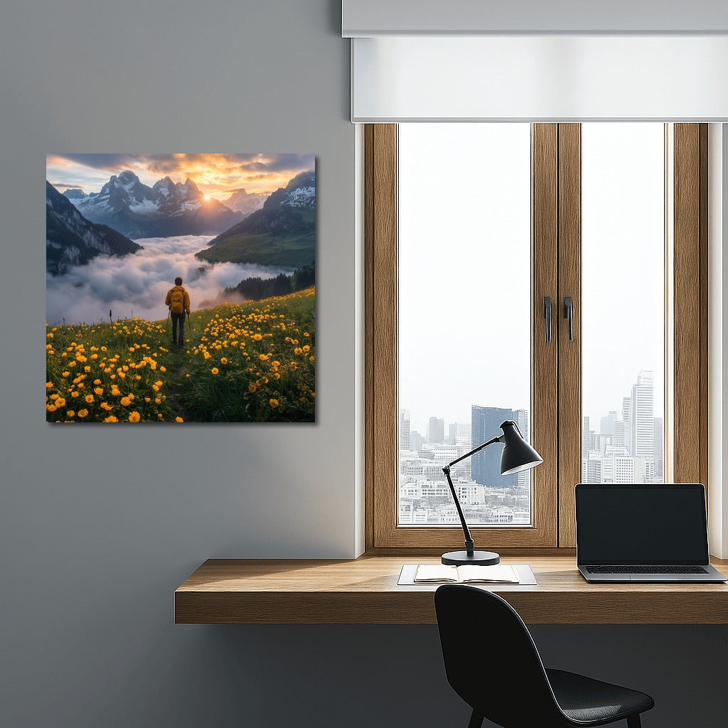 Dance of Morning Light and Fog