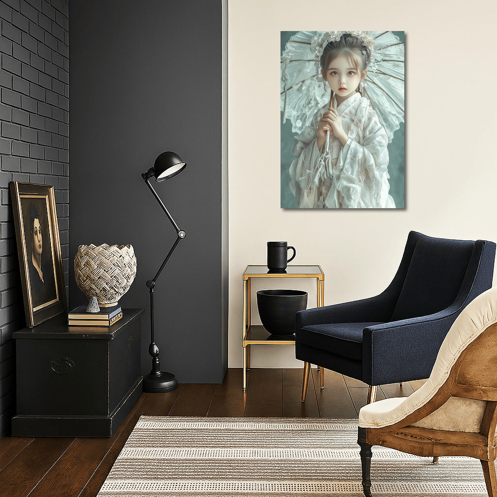 Grace of the East: Lady with an Umbrella