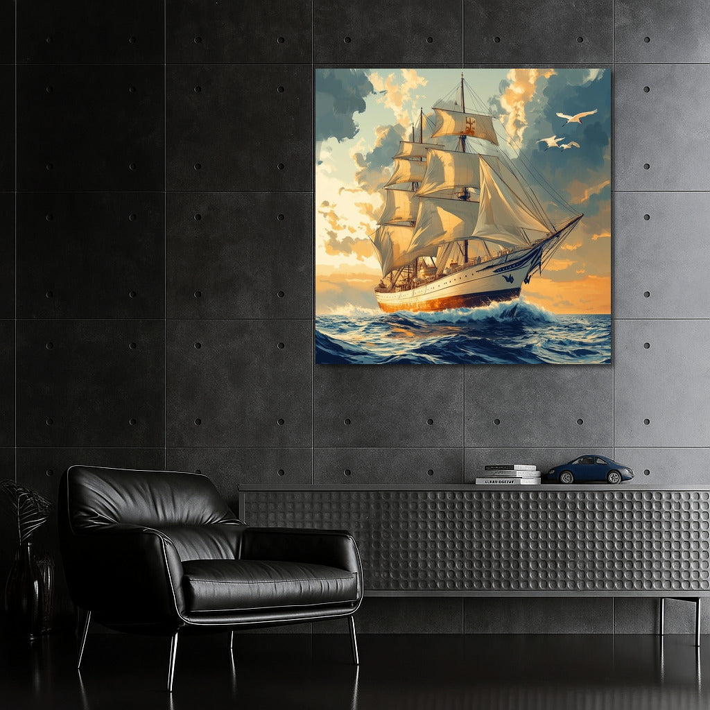 Sunset Waltz of Sails