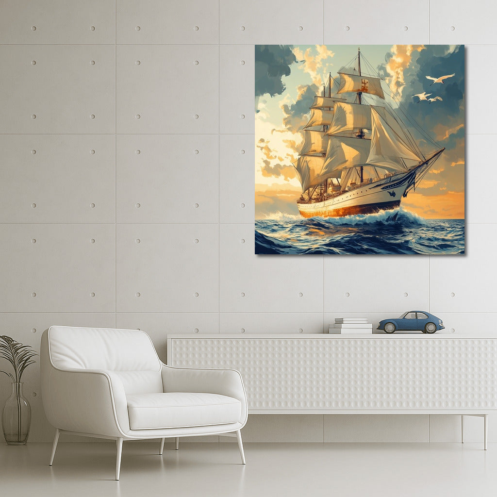 Sunset Waltz of Sails