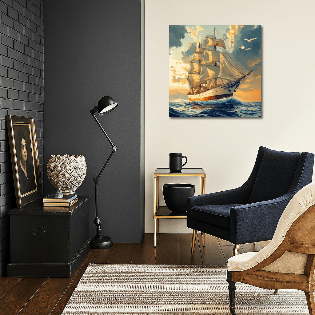 Sunset Waltz of Sails