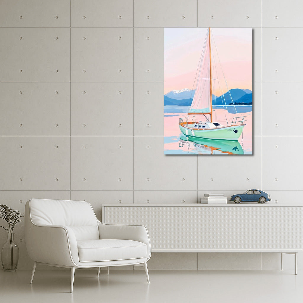 Sunset Sail: Journey into Silence