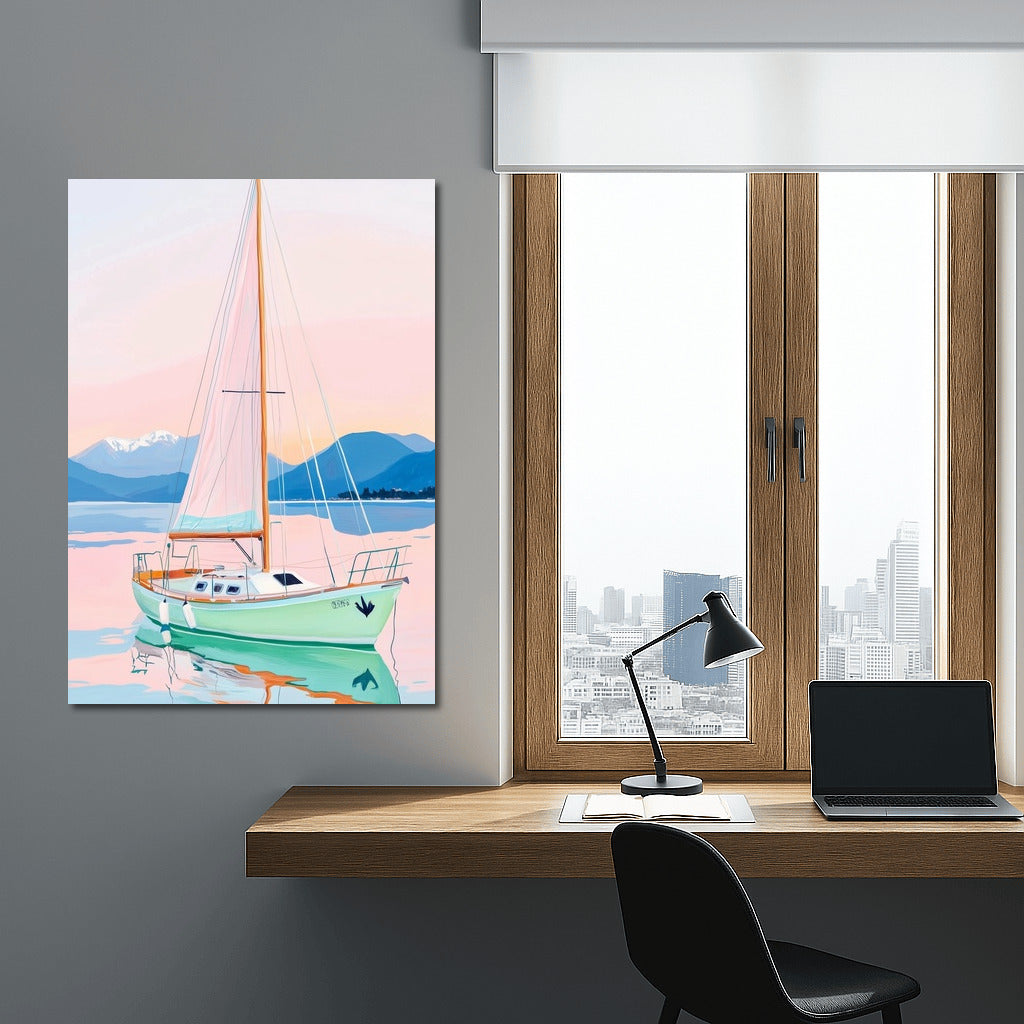 Sunset Sail: Journey into Silence