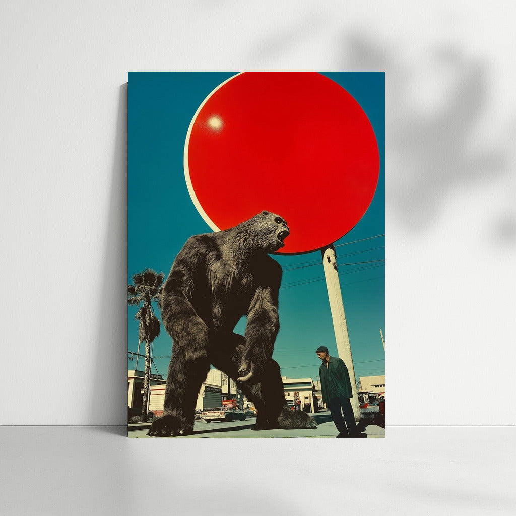 Titan and Shadow at the Scarlet Sun