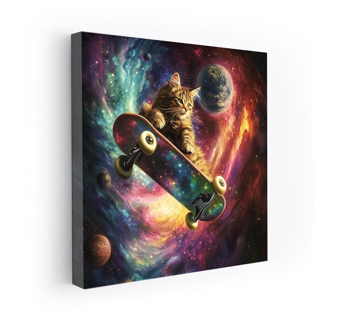 Star Skateboarder: Cat in Space