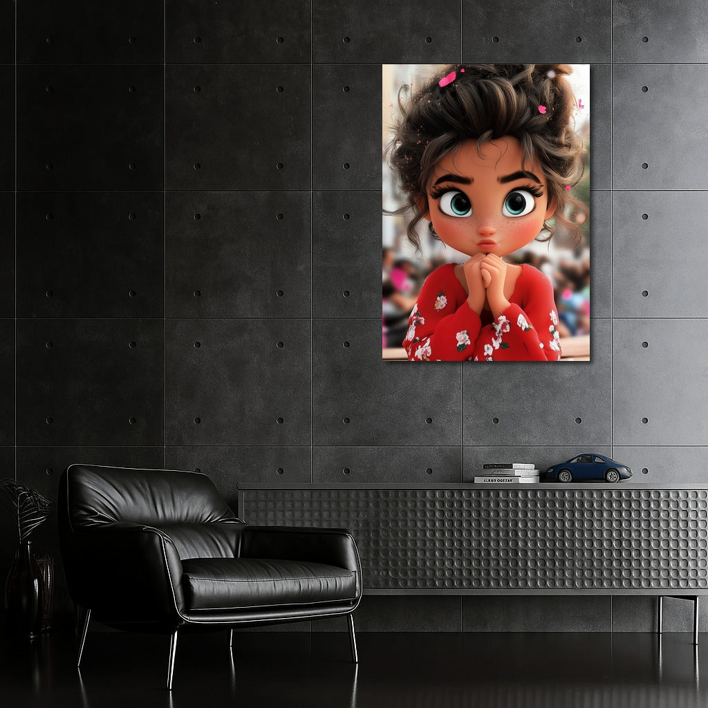 Cartoon Diva's Flower Fairytale