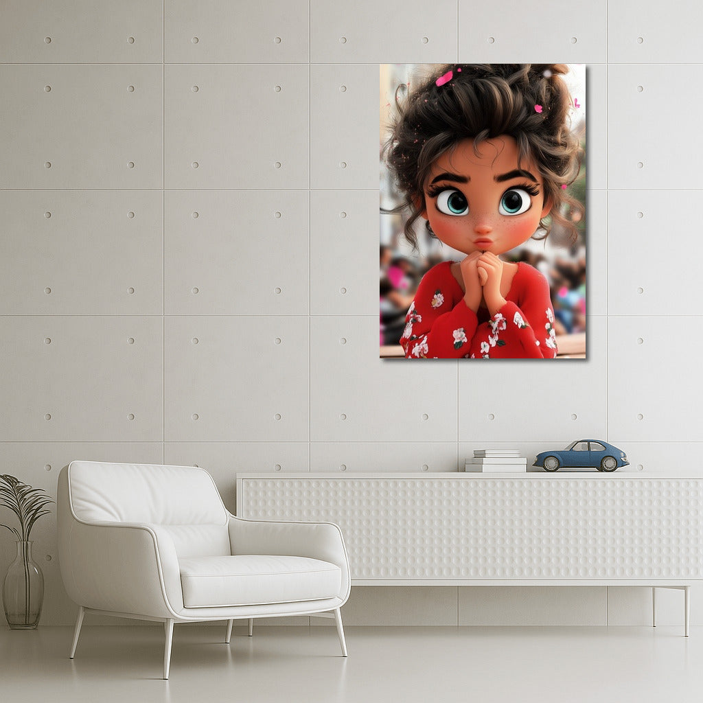 Cartoon Diva's Flower Fairytale