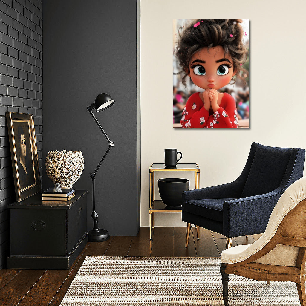 Cartoon Diva's Flower Fairytale