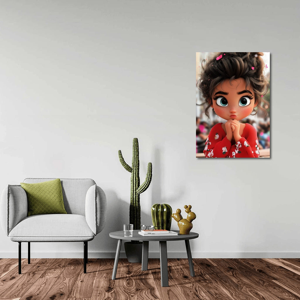 Cartoon Diva's Flower Fairytale