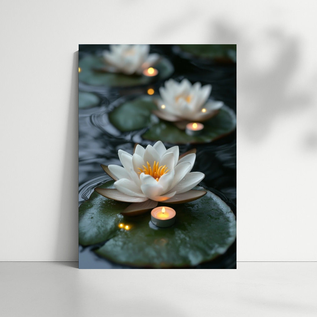 Lilies in the Firefly Dance