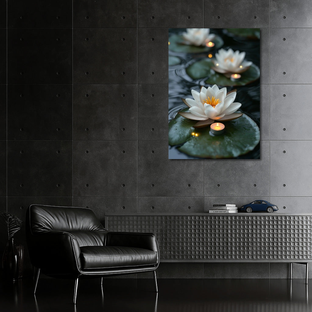 Lilies in the Firefly Dance