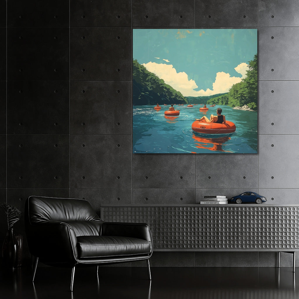 Floating Moments of Summer Paradise