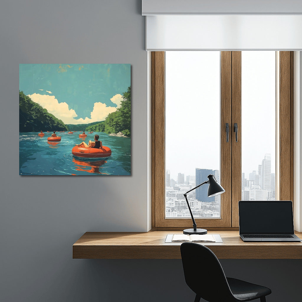 Floating Moments of Summer Paradise