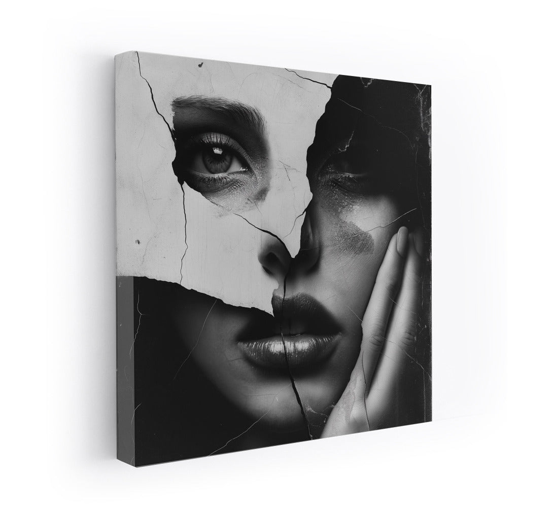 Face Fragments: A Mystery in Black and White