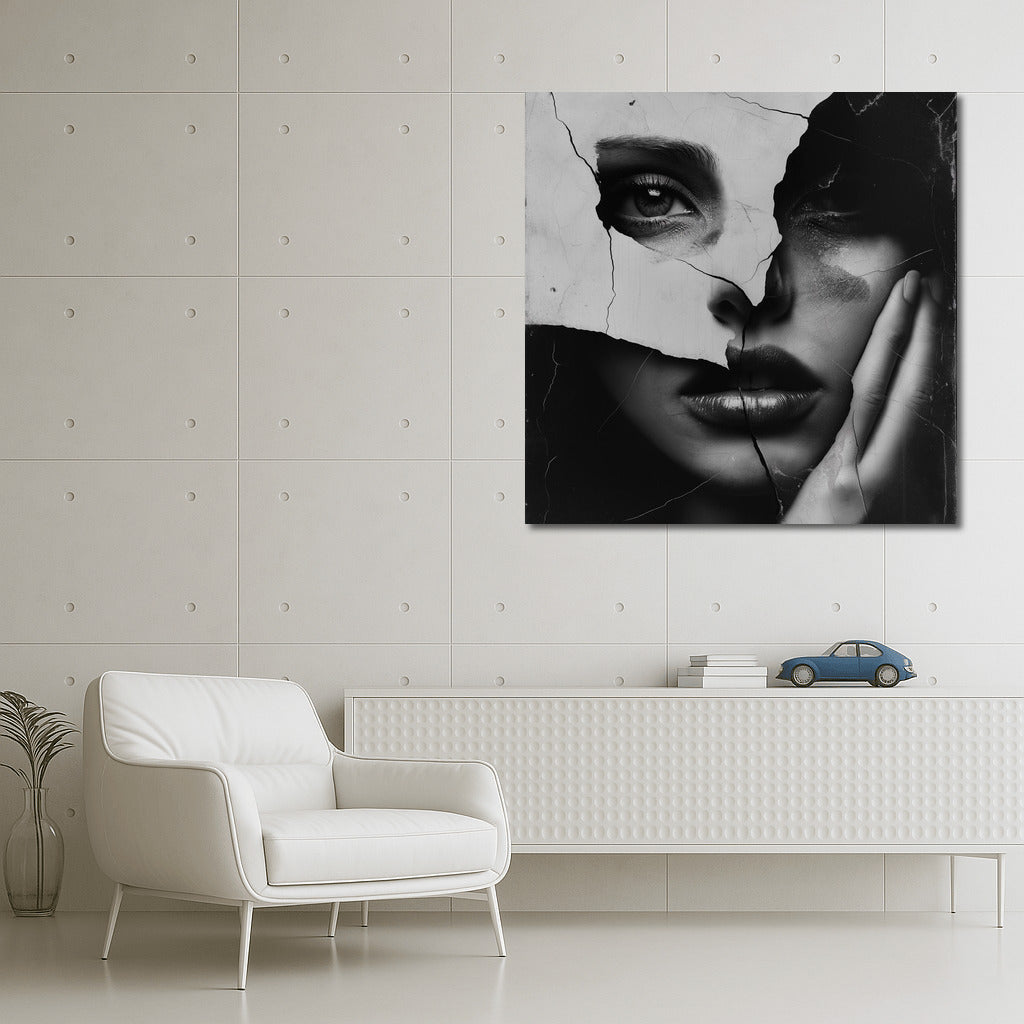 Face Fragments: A Mystery in Black and White