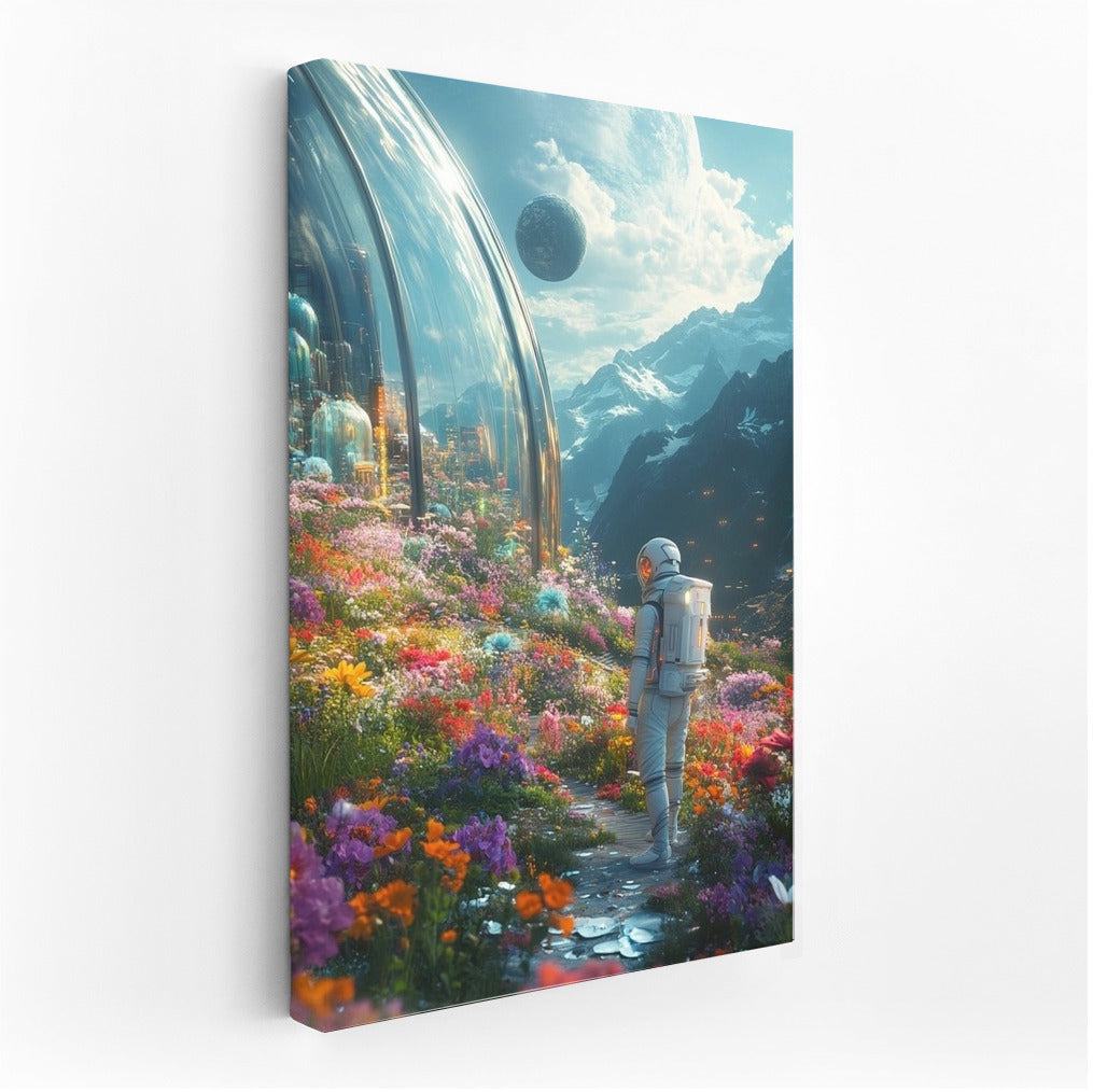 Traveler of the Universe in the Flower Oasis