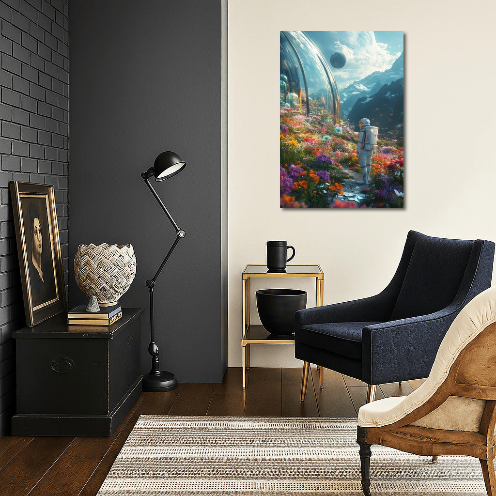 Traveler of the Universe in the Flower Oasis