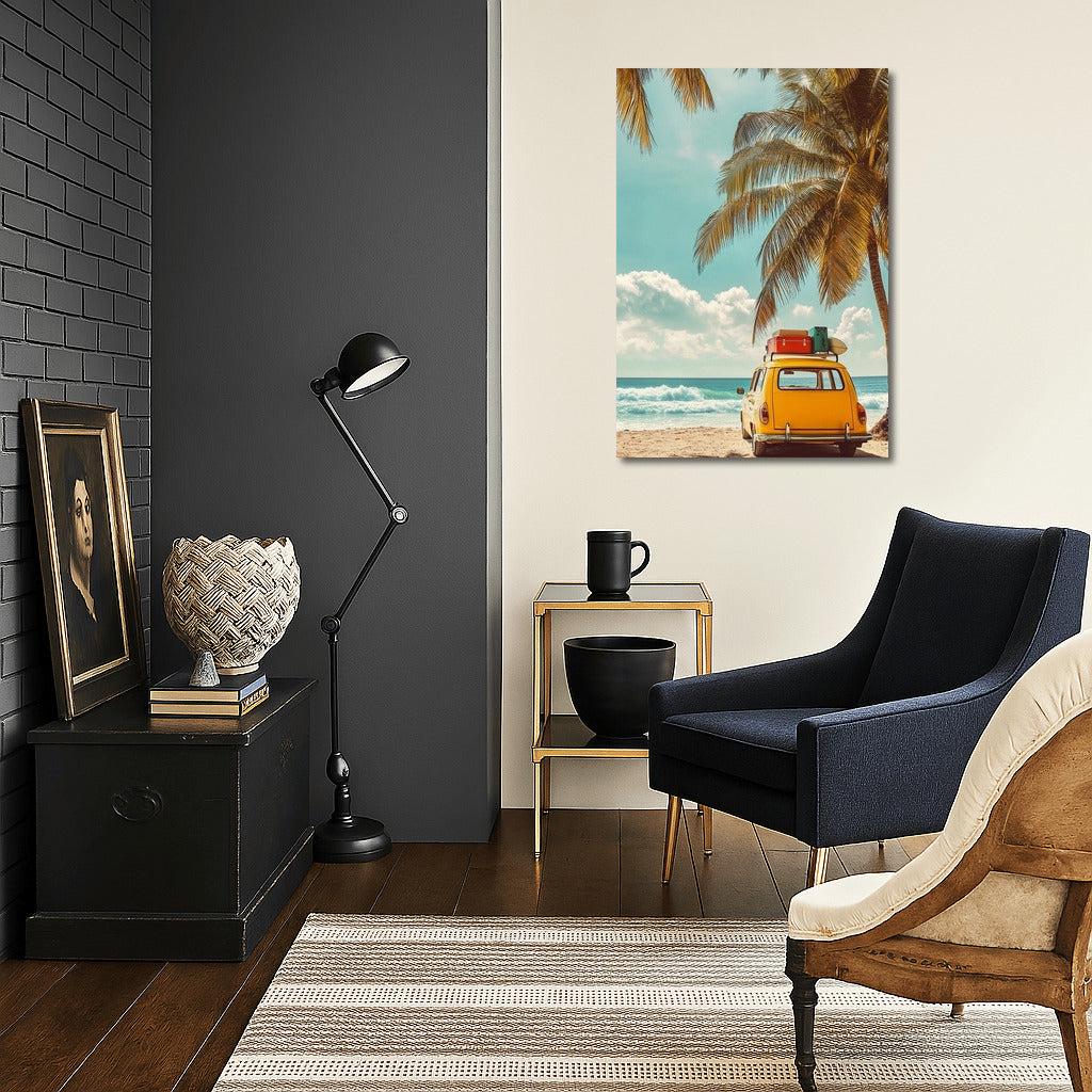 Retro Romance by the Shore