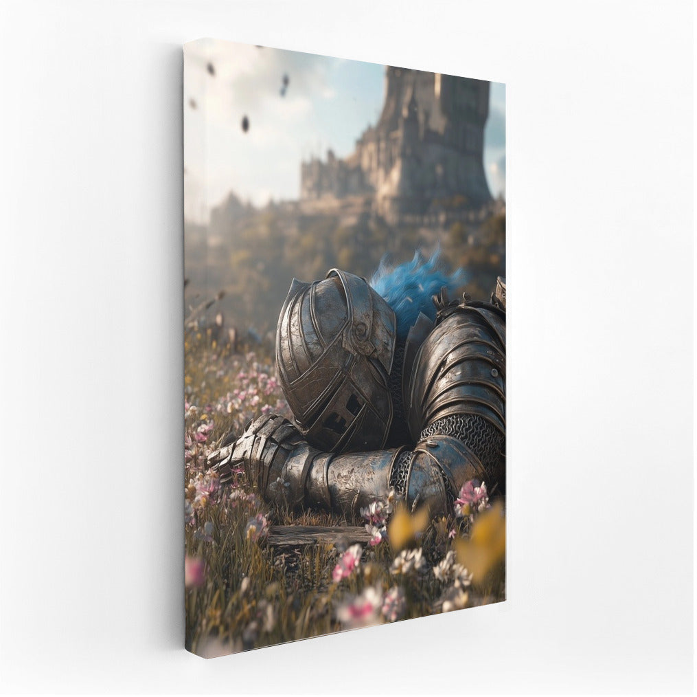 The Knight of Dreams on the Flower Throne