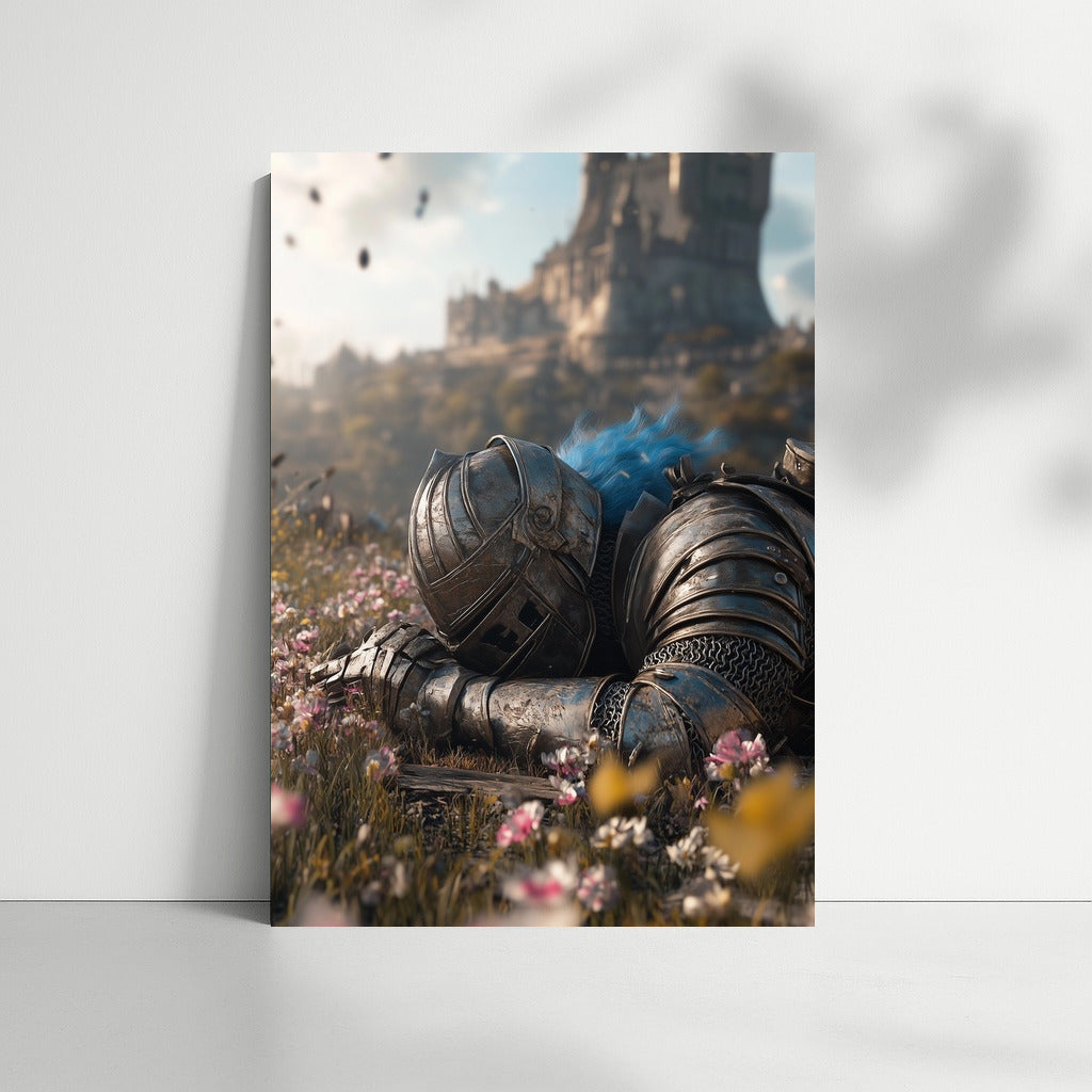 The Knight of Dreams on the Flower Throne