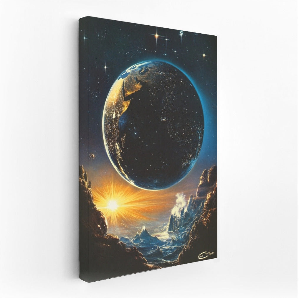 Earth Dawn: A Cosmic Symphony