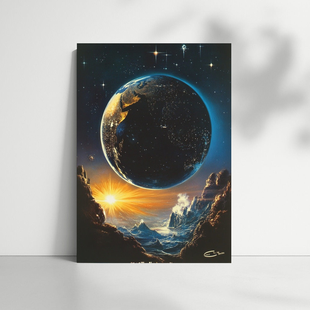 Earth Dawn: A Cosmic Symphony