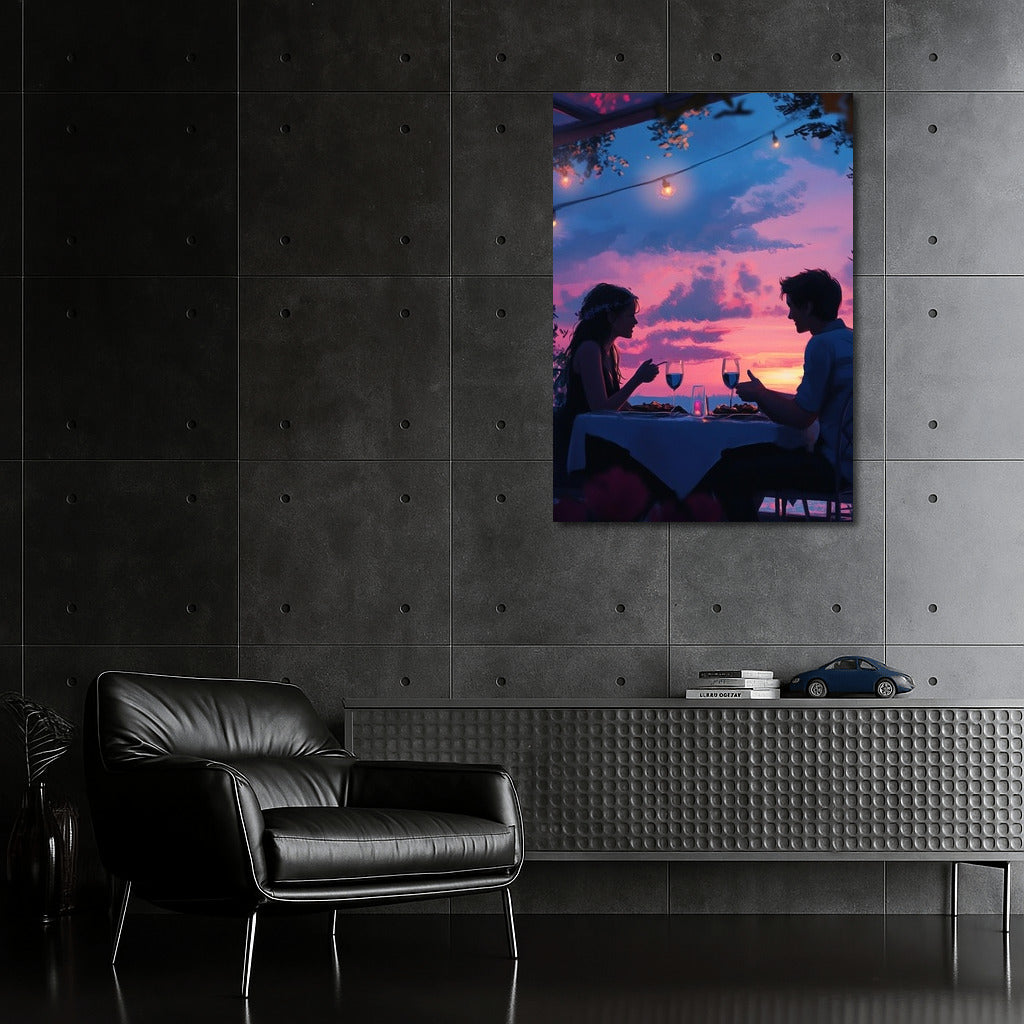 Silhouettes in Sunset Symphony