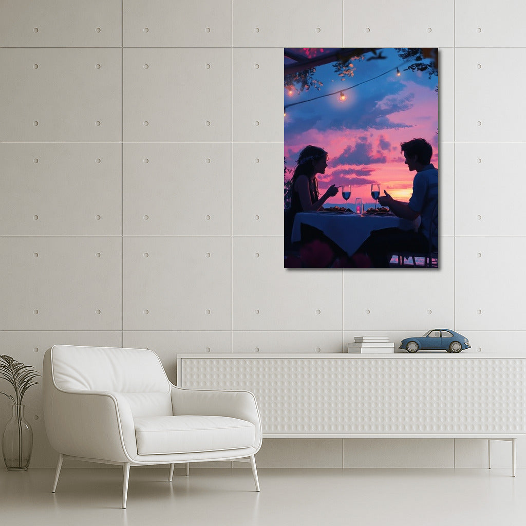 Silhouettes in Sunset Symphony