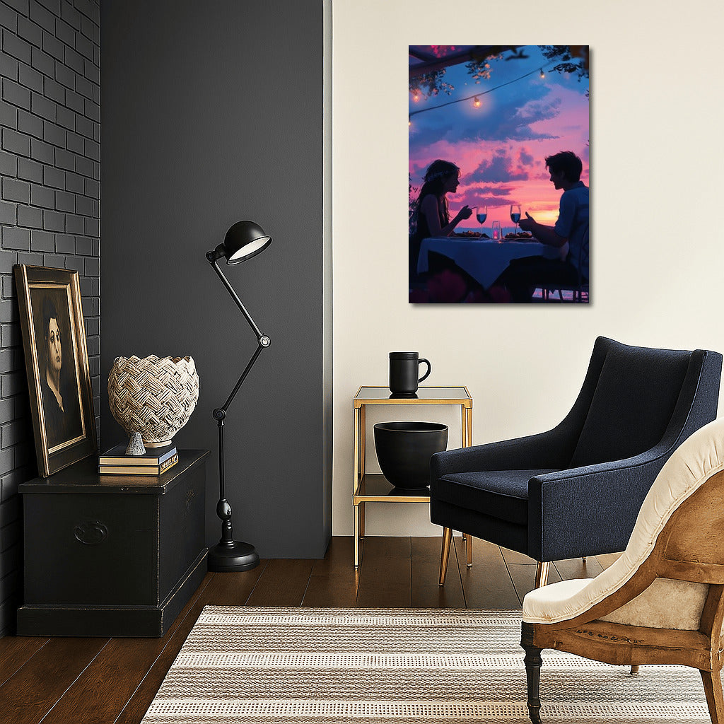 Silhouettes in Sunset Symphony