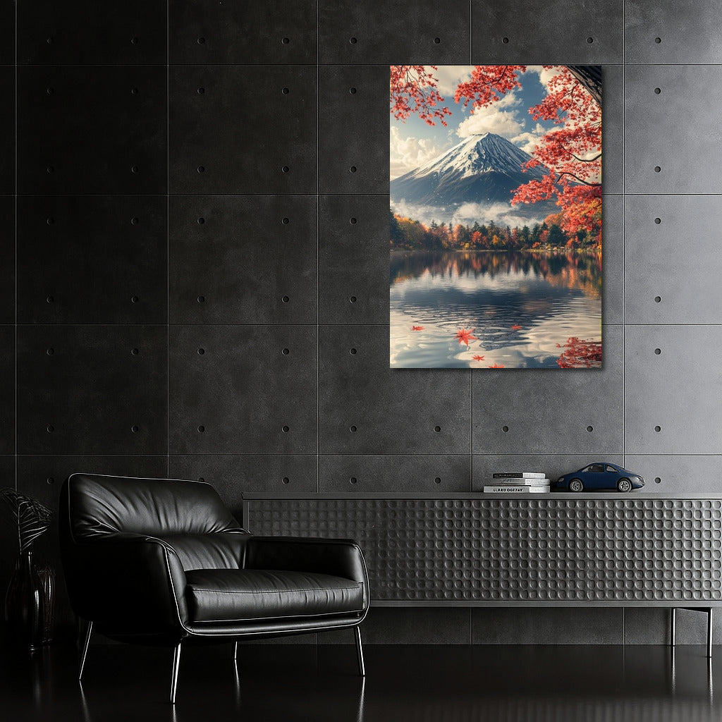 Harmony of Mountains and Lakes: Autumn Waltz