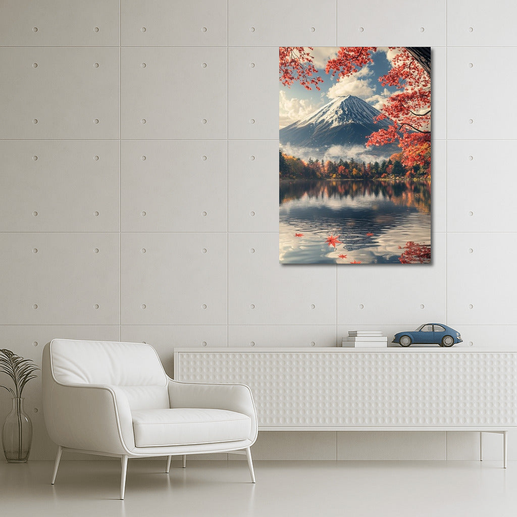 Harmony of Mountains and Lakes: Autumn Waltz