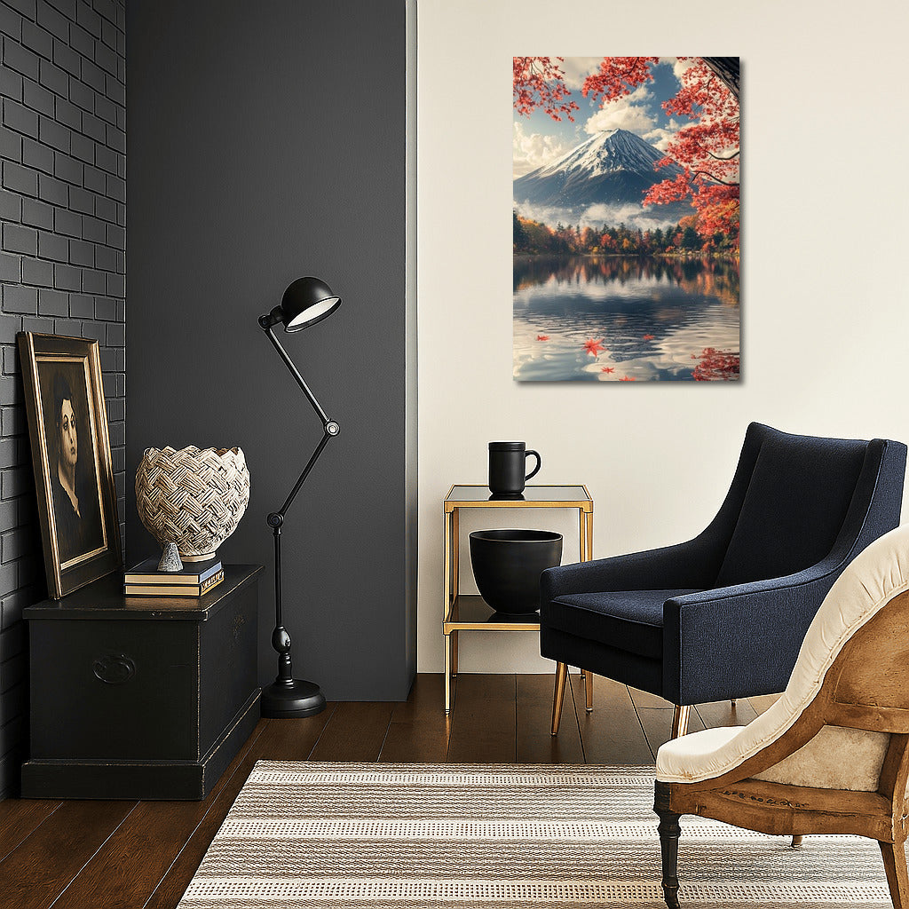 Harmony of Mountains and Lakes: Autumn Waltz