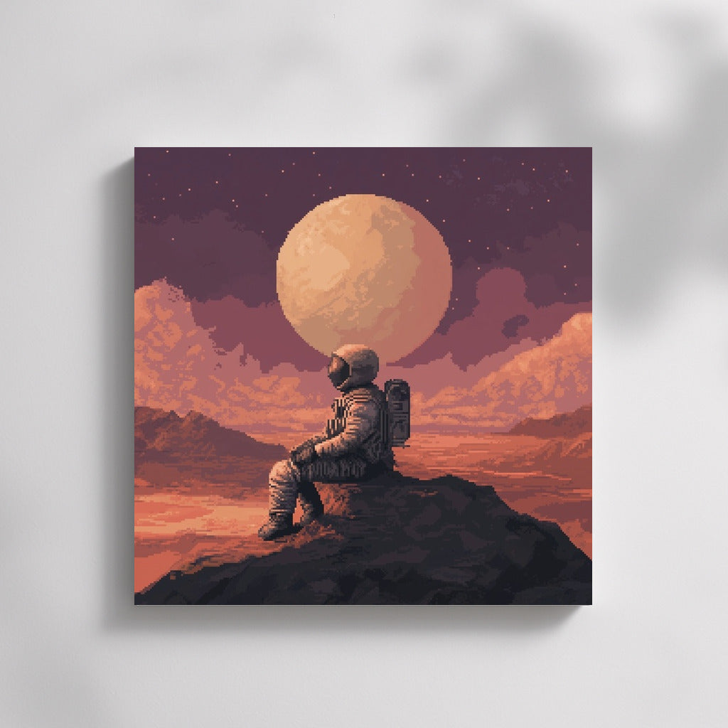 Star Wanderer in the Embrace of the Moon