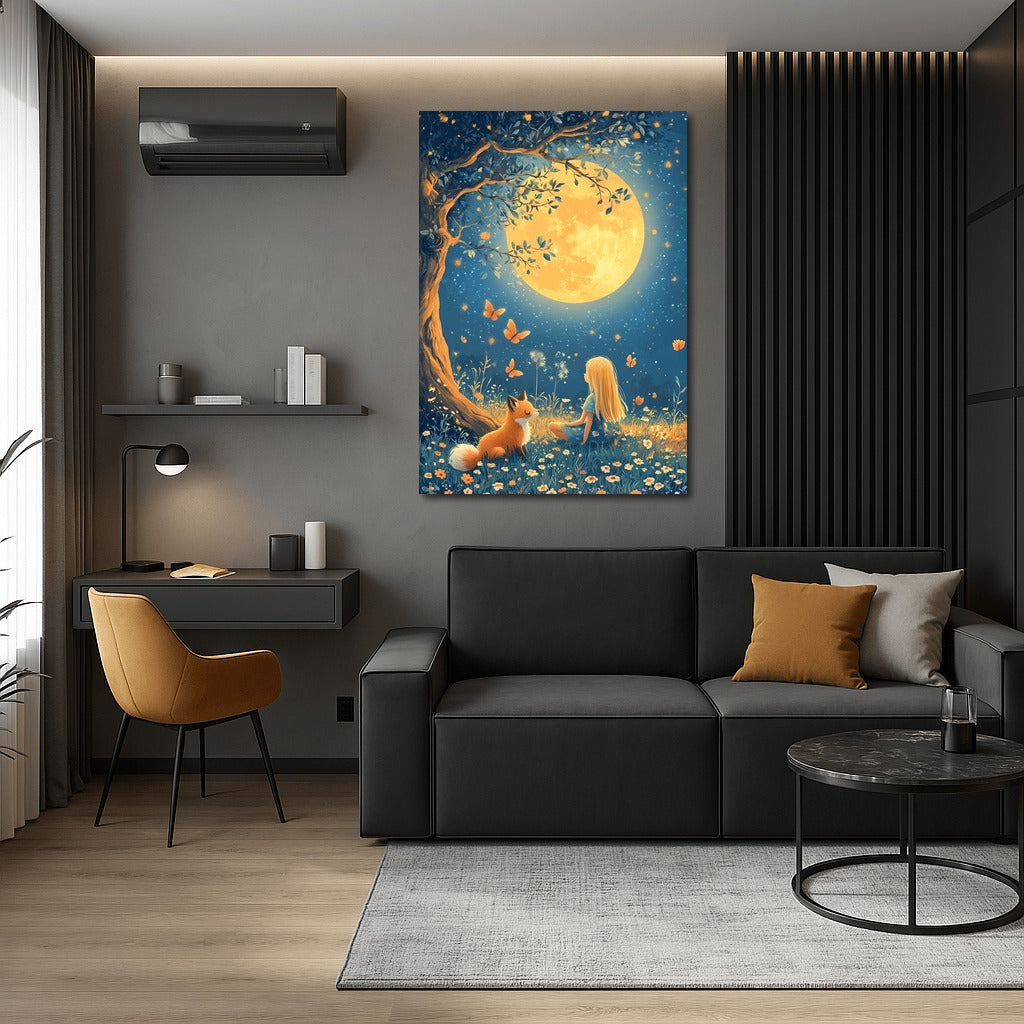 Moon Symphony of a Dream: The Girl and the Fox