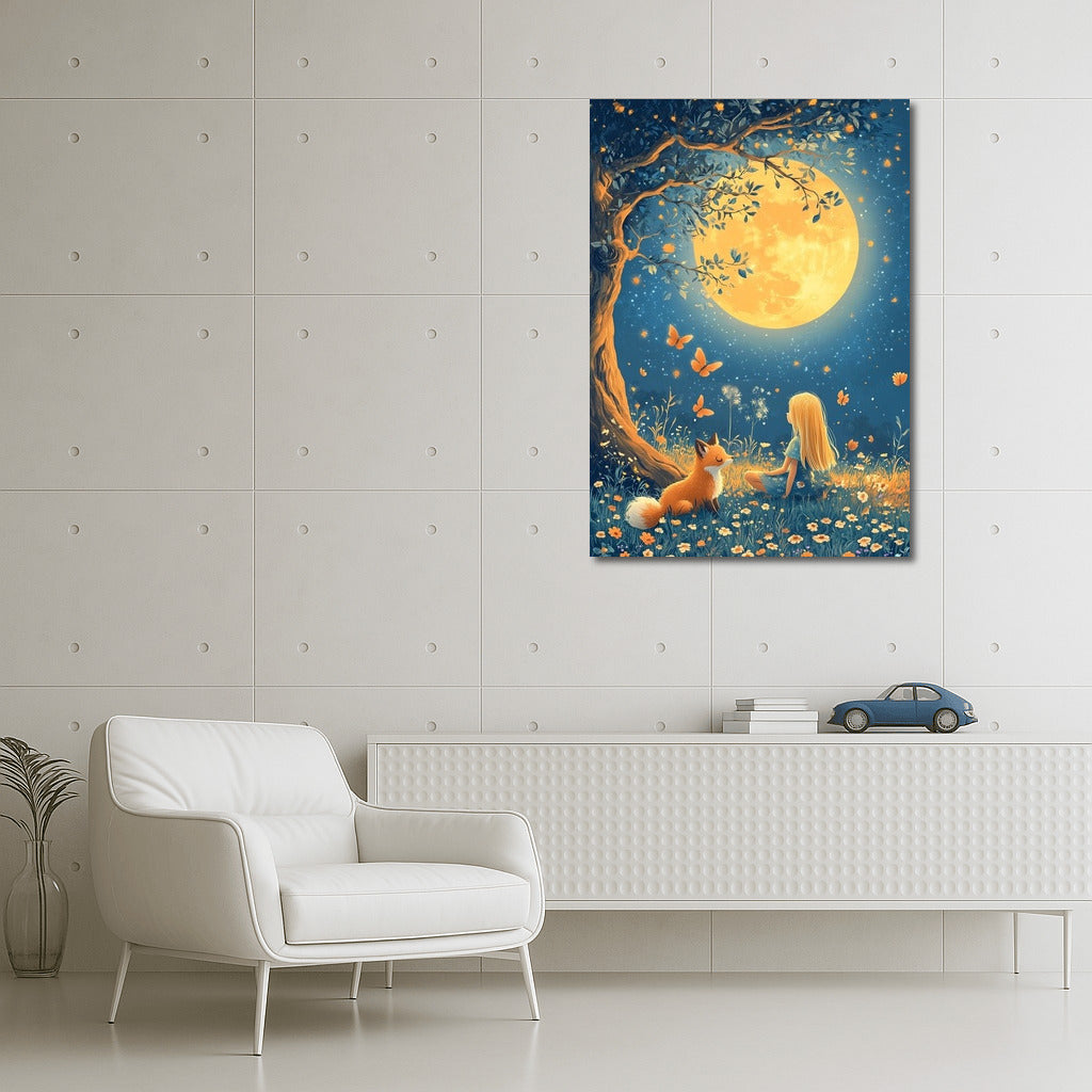 Moon Symphony of a Dream: The Girl and the Fox