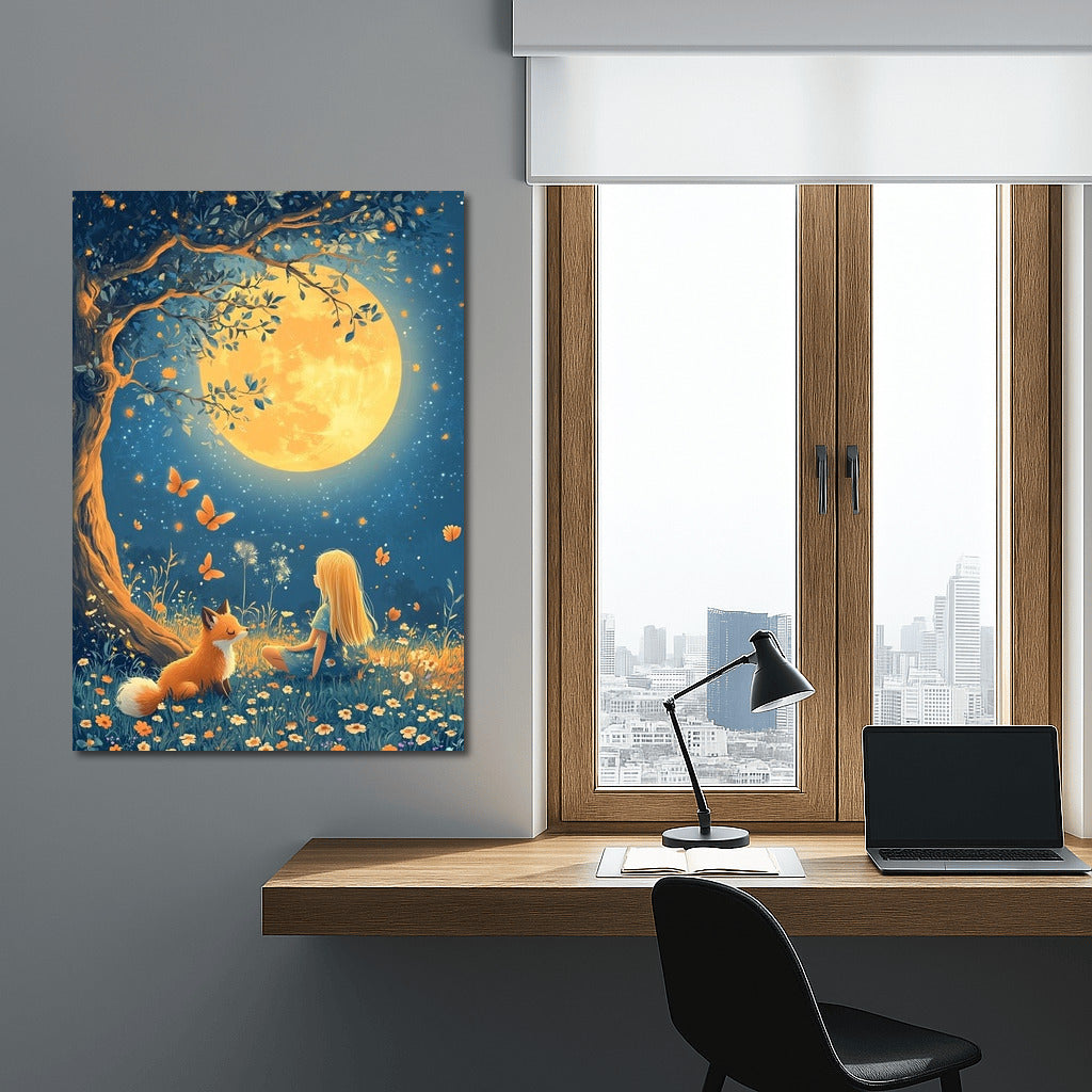 Moon Symphony of a Dream: The Girl and the Fox