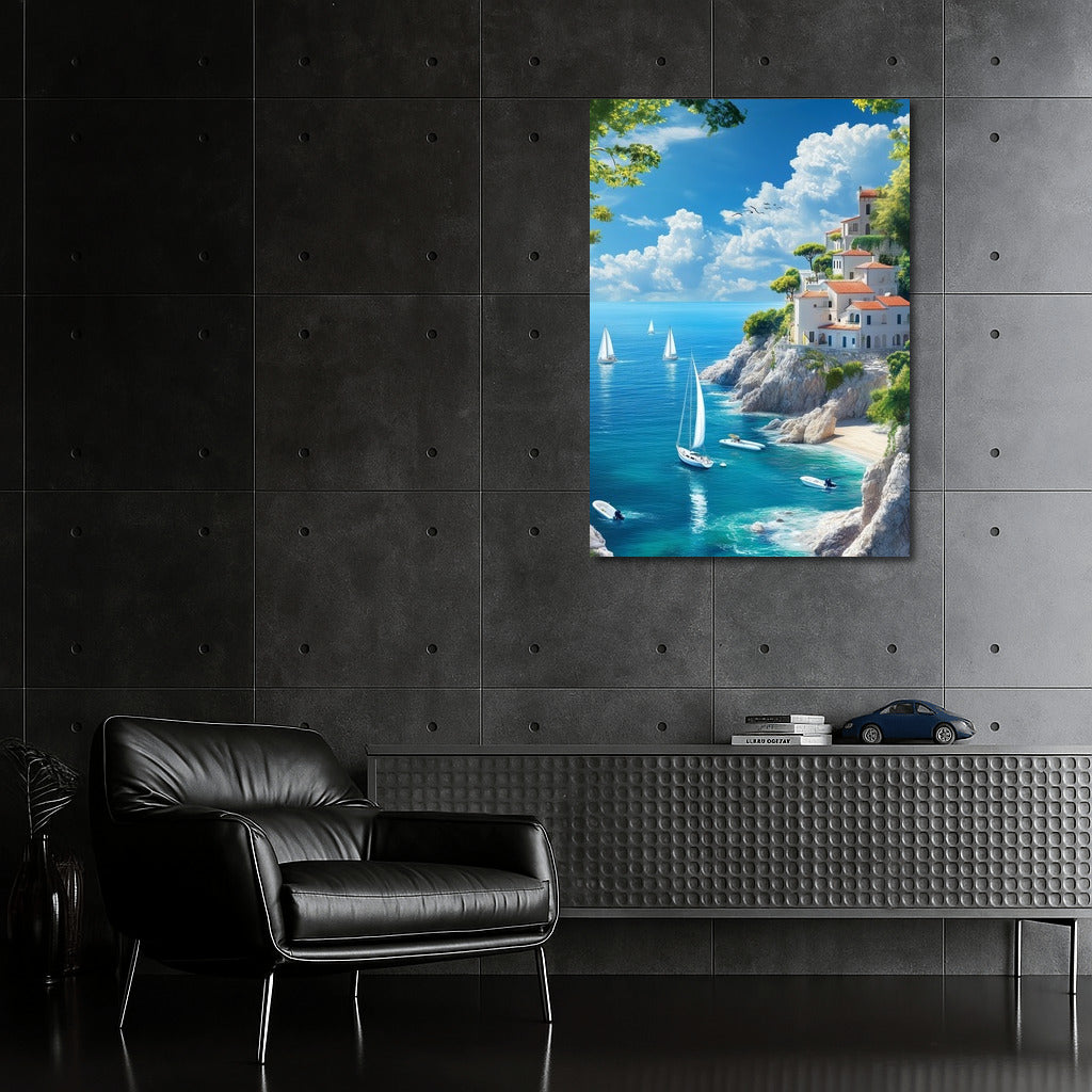 Harmony of the Breeze: Yachts at the Villa