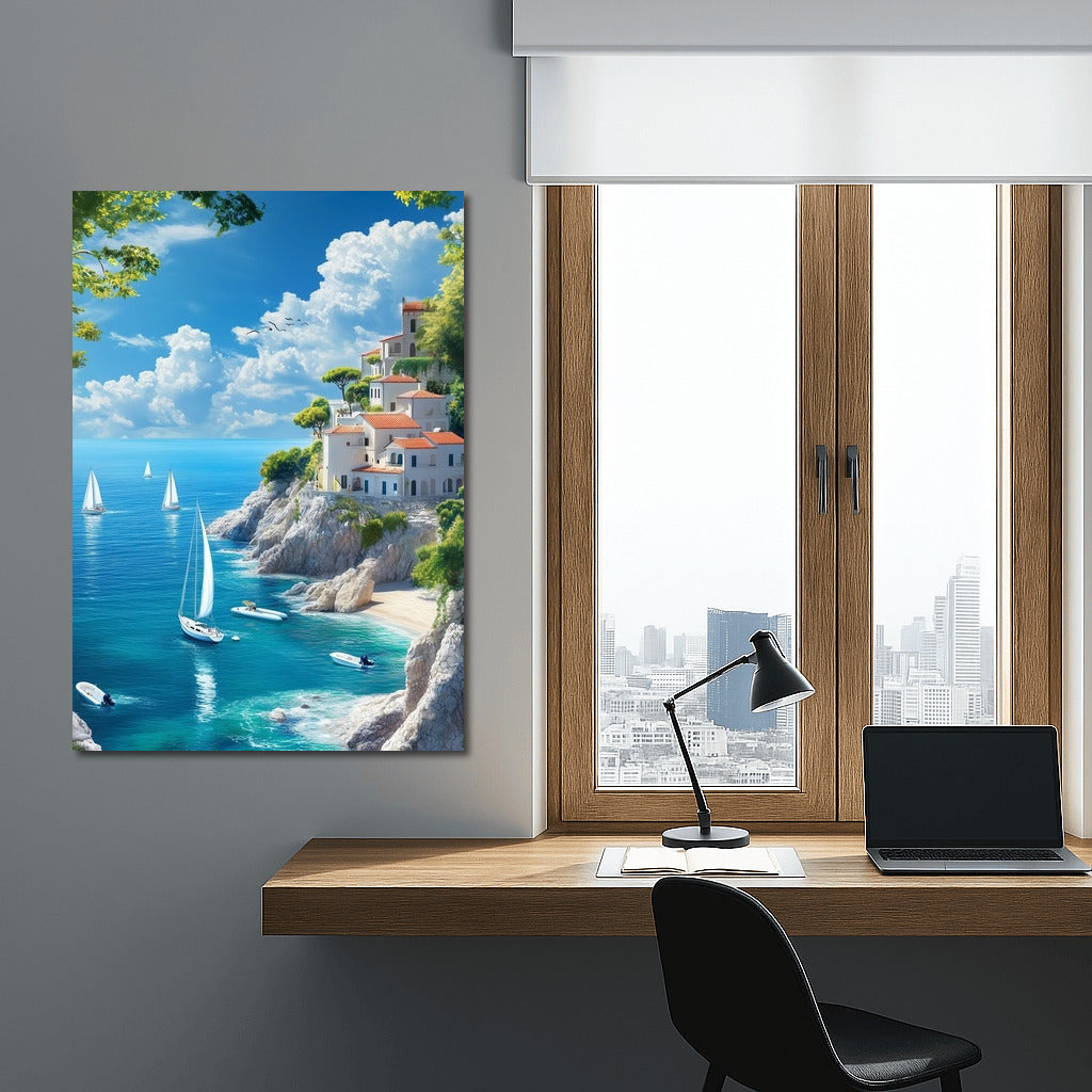 Harmony of the Breeze: Yachts at the Villa