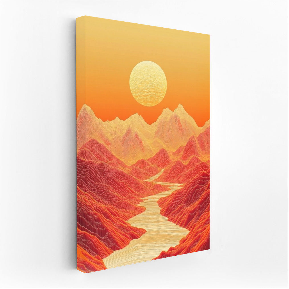 Sunset Peaks: The Glow of Dreams