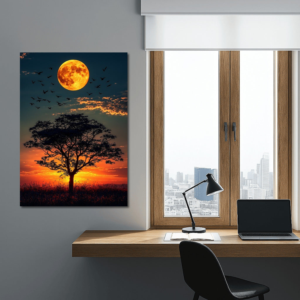 Secrets of the Moon Sunset