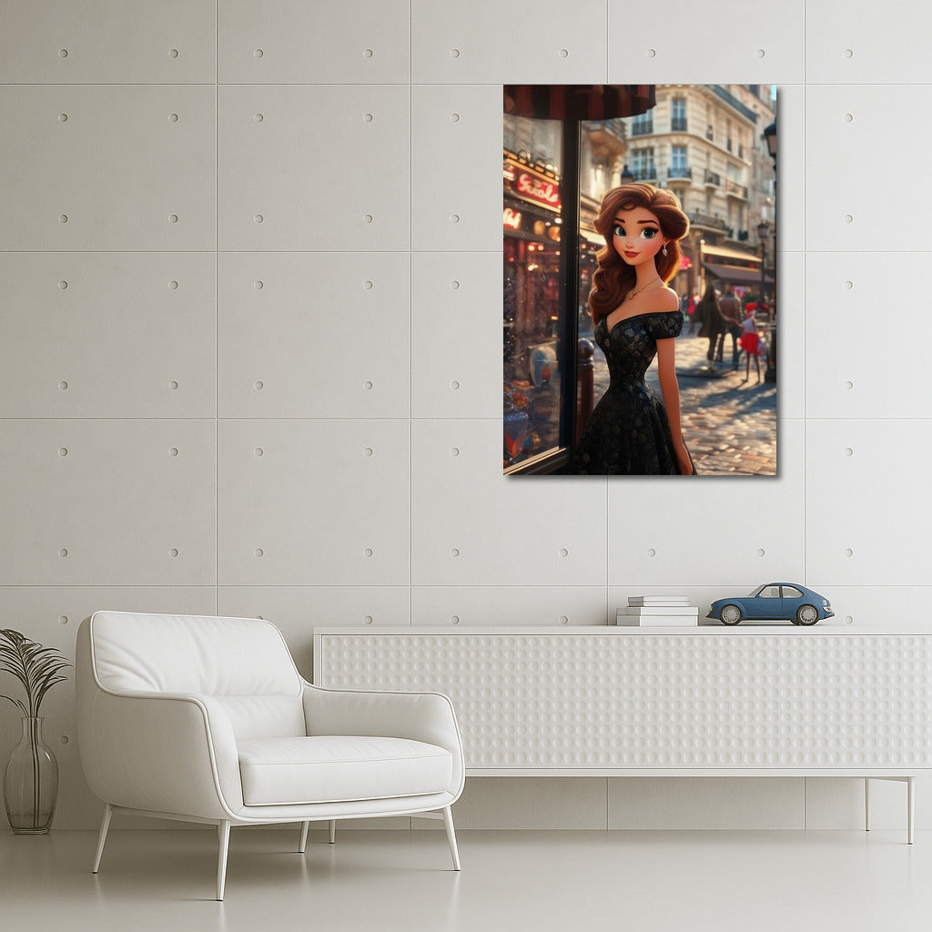 The Parisian Muse in Twilight