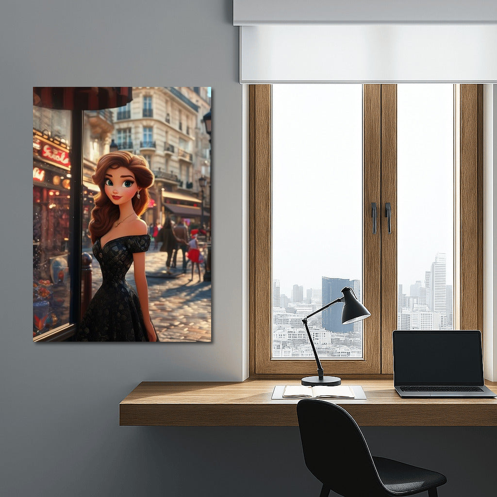 The Parisian Muse in Twilight