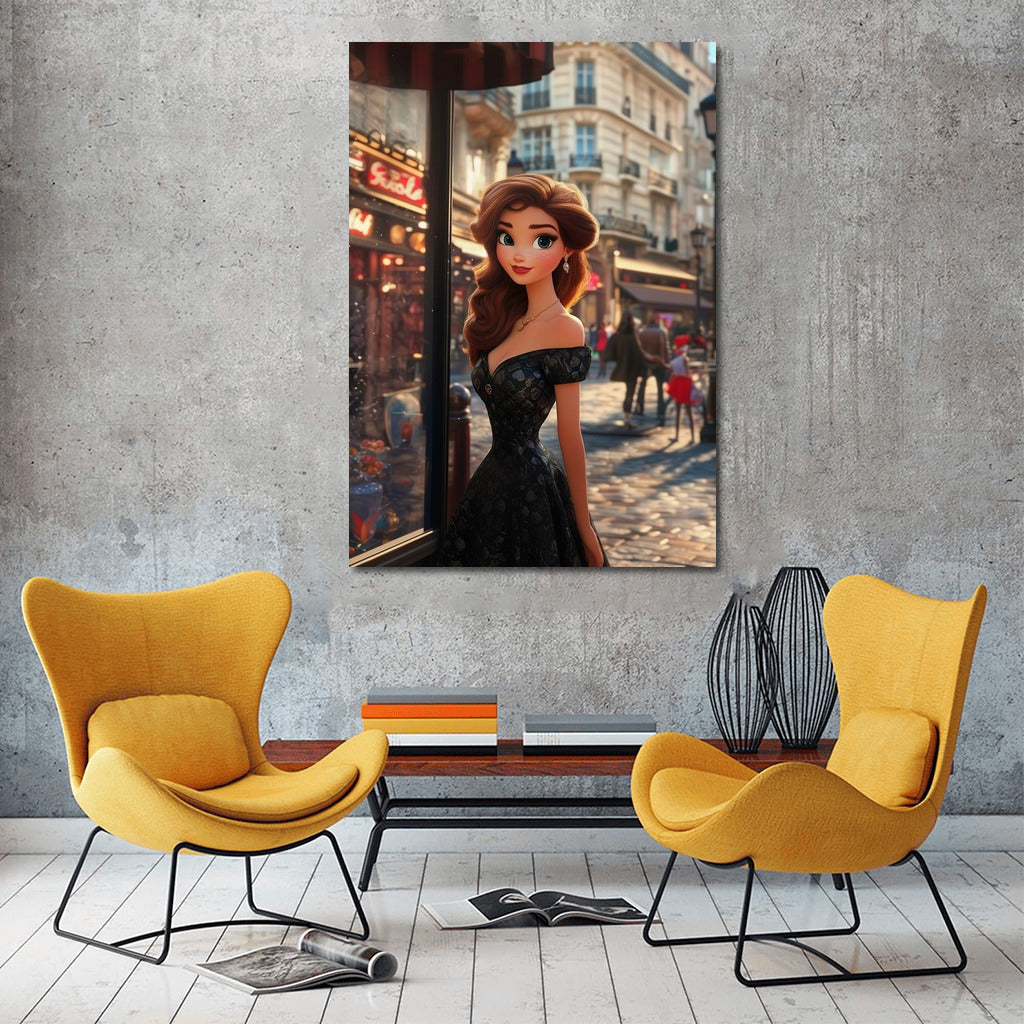 The Parisian Muse in Twilight