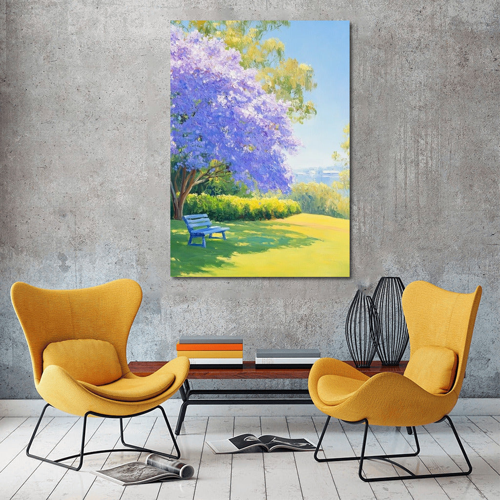 Sunny Comfort of the Lavender Garden