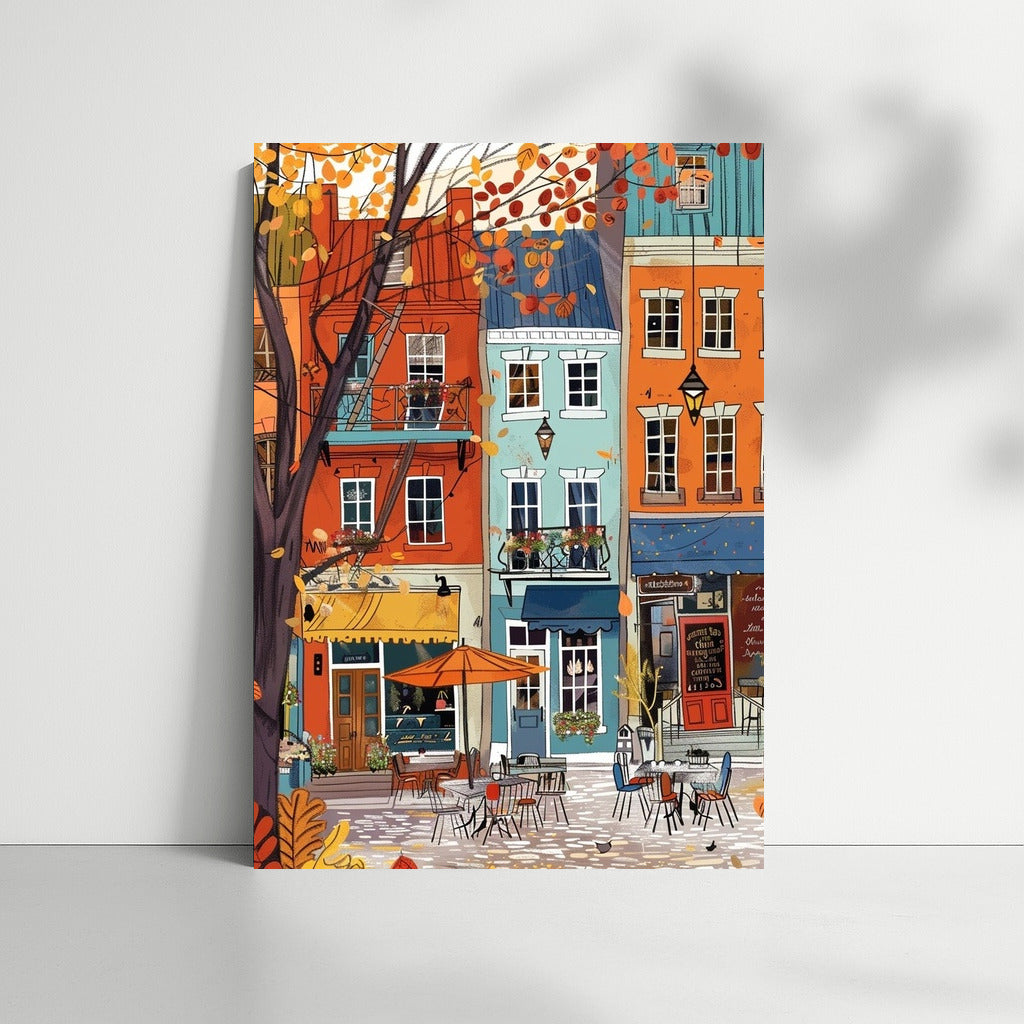 The Warmth of Autumn Streets: Comfort and Colors of the City