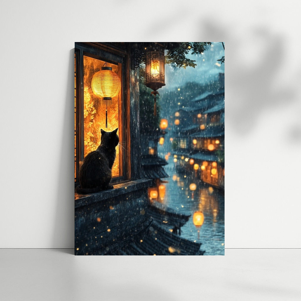 Eastern Whisper of Rain: Cat in the Dream City